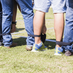 3-Legged-Race Feild Game for Corporate BBQ Entertainment (422x422)