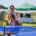 Family Day Entertainment Ideas: Woman and Child Playing Ping Pong Game at inVia's Staff and Family Fun Day in Malibu, CA