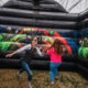 Team Playing in Reaction Attraction Arena at Company Picnic